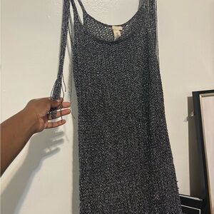 H&M Black Glitter Dress
